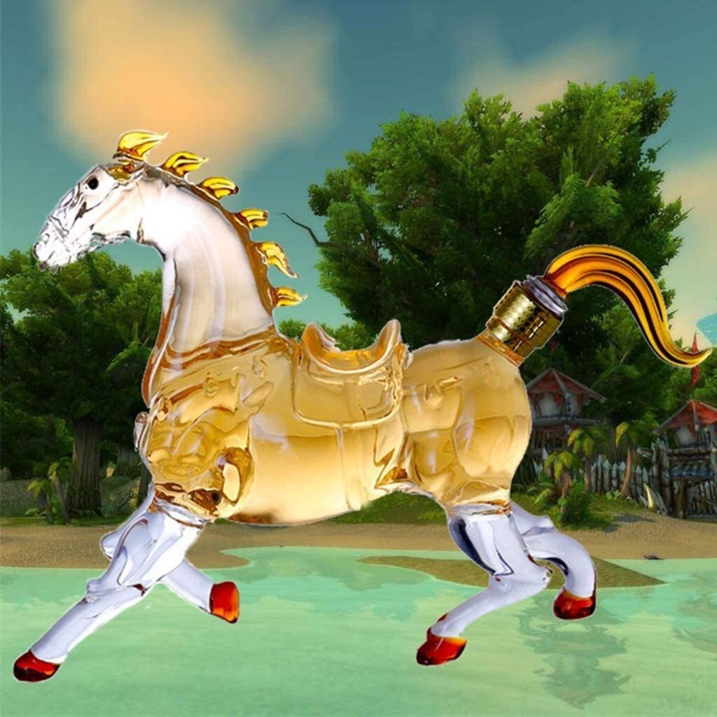 Amazon.co.jp: ウィスキーデカンタ デキャンタ ワインデカンタ 馬の